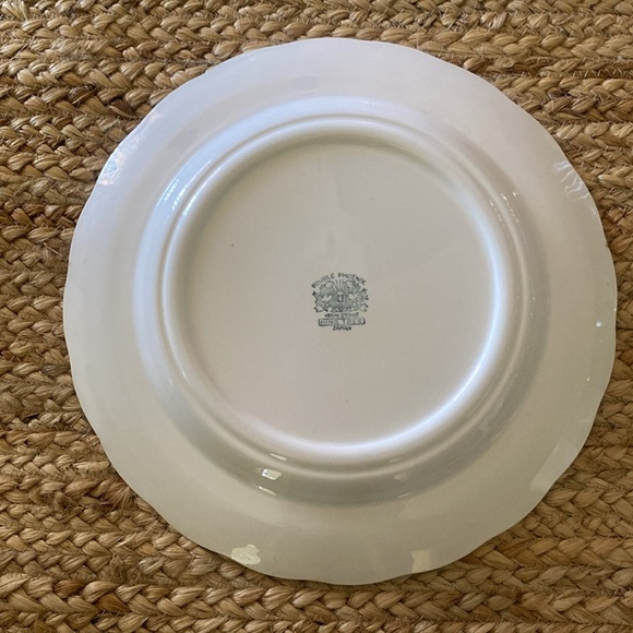 Double Phoenix, iron stone plate “Ming tree” made in Japan - Picture 4 of 5